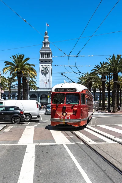 San Francisco'da tramvay — Stok fotoğraf