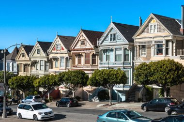 San Francisco 'daki Victoria evleri.