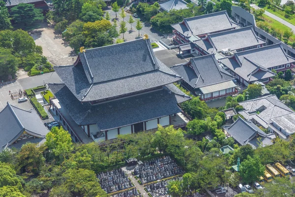 Zojoji Temple and the park view from Tokyo Tower, Tokyo, Japan