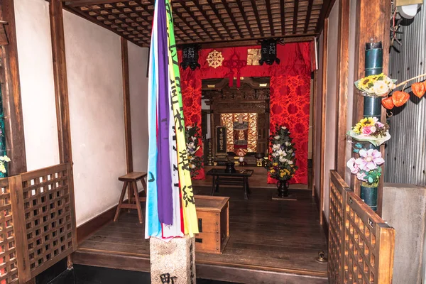 Kyoto Japão Ásia Setembro 2019 Pequeno Templo Kamigyo Ward — Fotografia de Stock