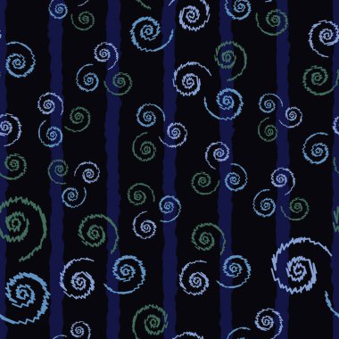 Kusursuz çizgili kıvrımlar soyut desenler