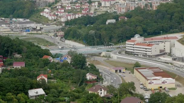 Χαμηλή Κυκλοφορία Στην Πόλη — Αρχείο Βίντεο