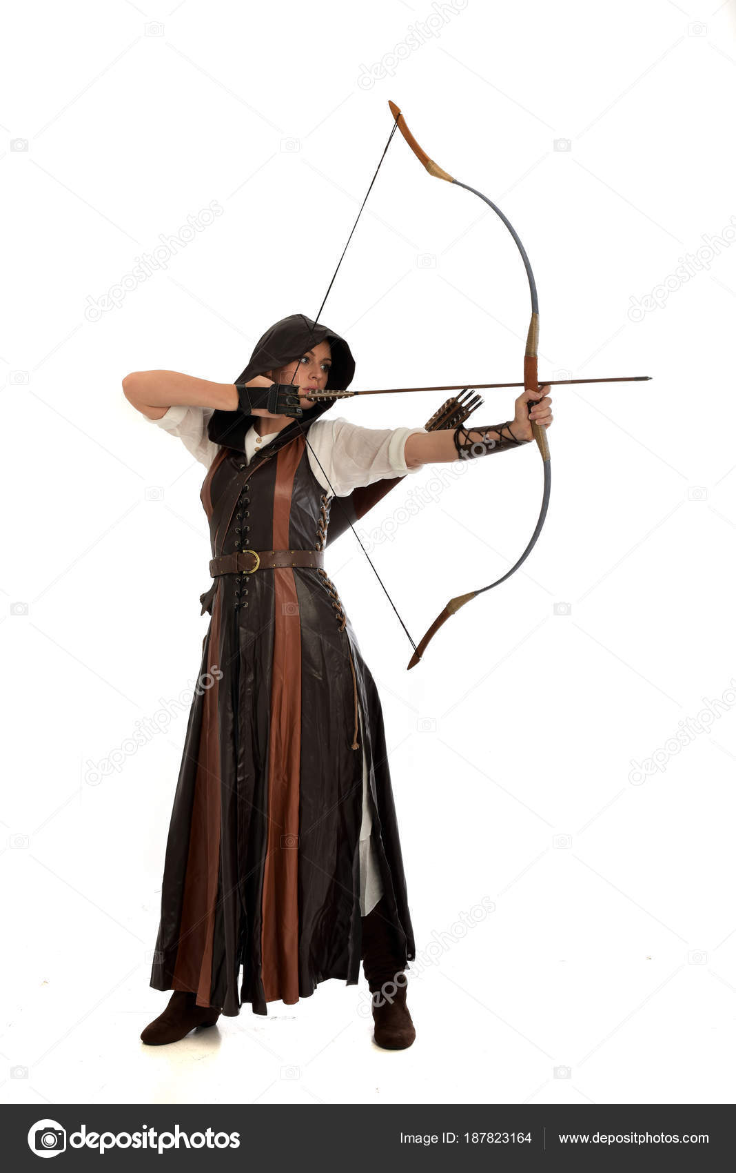 3d Render Male Archer Pose Practicing Stock Illustration 1121107496 |  Shutterstock