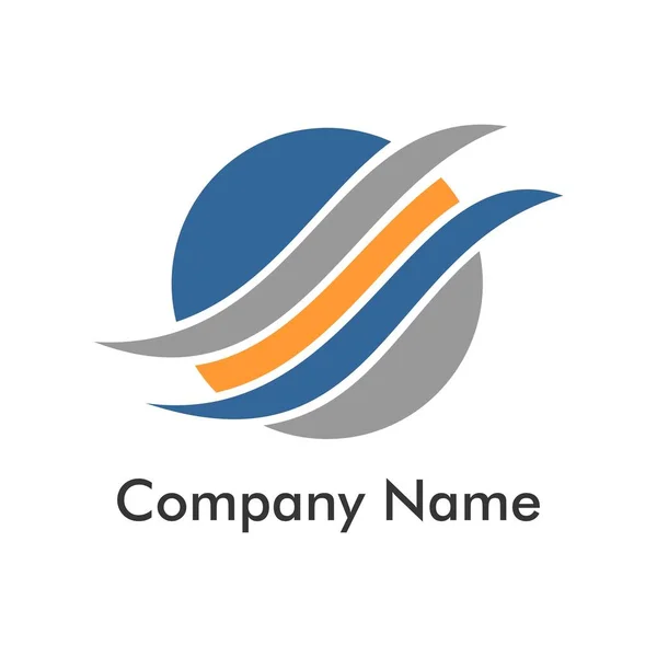 Carta Conceito Criativo Logotipo Empresa — Vetor de Stock