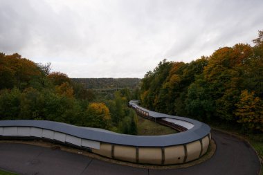 Sonbahar riga açık peyzaj