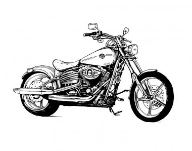 motorcycle bike motorbike motor clipart