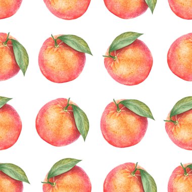 Portakal suluboya desen.