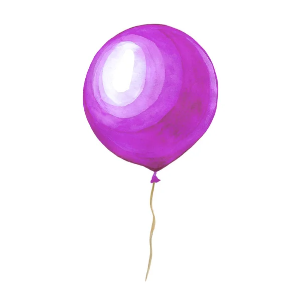 Aquarel illustratie van een ballon. — Stockfoto