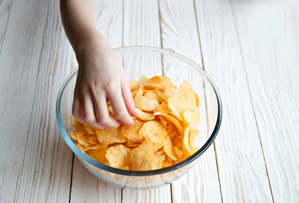 el cam kase, zararlı gıda kadar patates cipsi alır