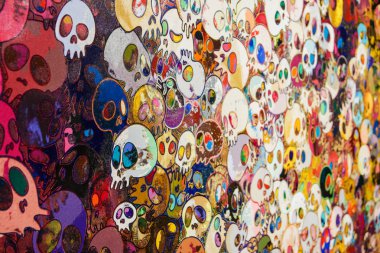 Takashi Murakami, garaj Müzesi, 6 Ocak 2018, Rusya, Moskova tarafından Sergisi