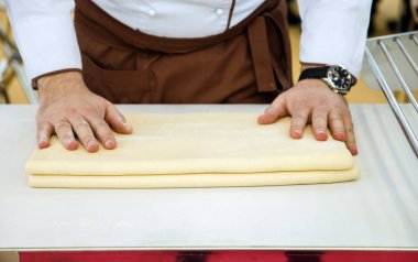 Baker s el hamur pişirme için ekler