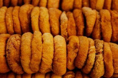 bir dükkan pencere üst görünümünde düzgün koyulur kuru incir