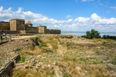 Kale şehir Bilhorod-Dnistrovsky, Odessa region yer alır. Ukrayna.