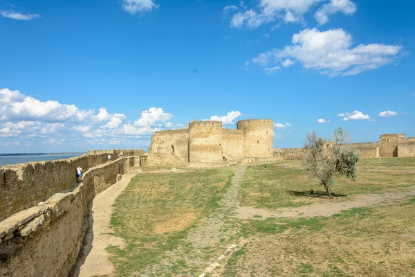 Kale şehir Bilhorod-Dnistrovsky, Odessa region yer alır. Ukrayna.