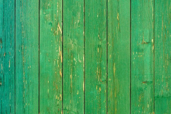 Incredibilmente Bella Vecchia Texture Una Parete Legno Verde Con Vernice — Foto Stock