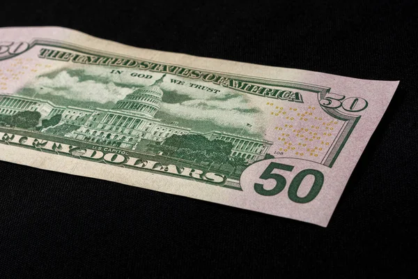 Capitol Binası, 50 dolarlık banknotta gösterildiği gibi.. — Stok fotoğraf