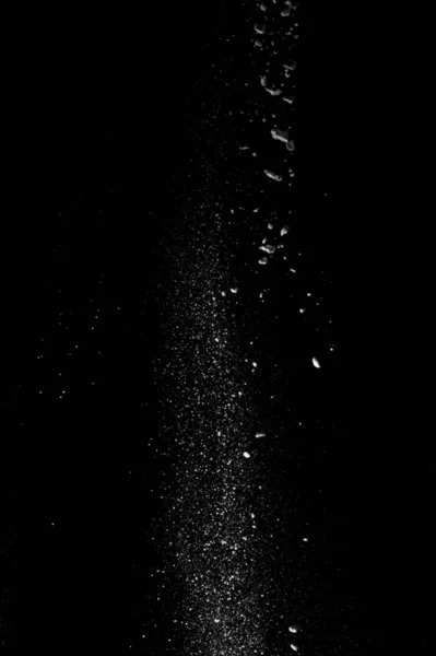 Scattered White Flour Black Background 2020 — Stock Photo, Image