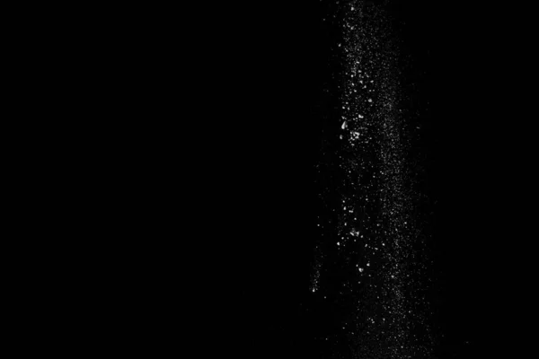 Scattered White Flour Black Background 2020 — Stock Photo, Image