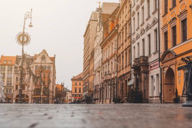 Wroclaw, Poland January 30, 2020: Houses of the Old Town of Wroclaw, Poland2020