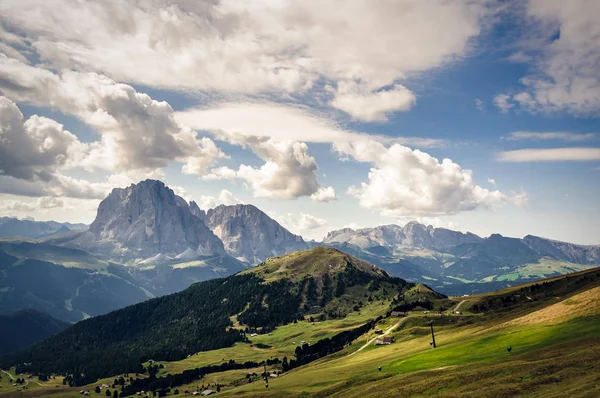 Vista Las Montañas Dolomiti — Foto de Stock