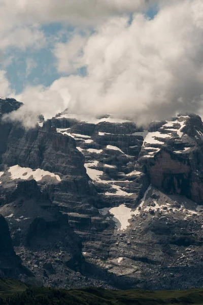 Vislumbre das imponentes Dolomitas de Val di Sole — Fotografia de Stock