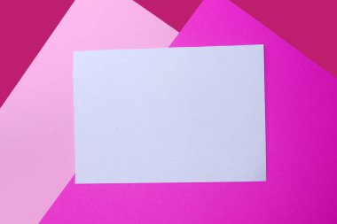 Abstract pink background. Gift card, certificate, place for text