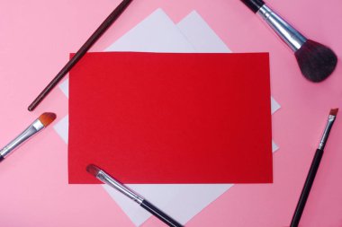 Makeup brushes, discounts on cosmetics. Gift card, certificate, 