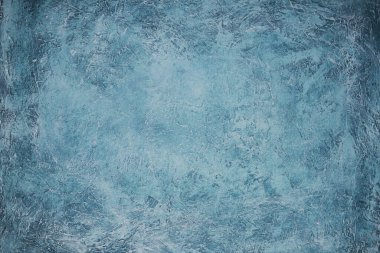 Yapısal arka plan. Yemek fotoğrafı için çok güzel bir geçmiş. Mavi cyan arkaplan.