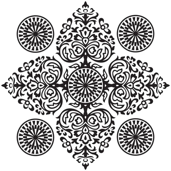 Diseño de motivo floral — Archivo Imágenes Vectoriales