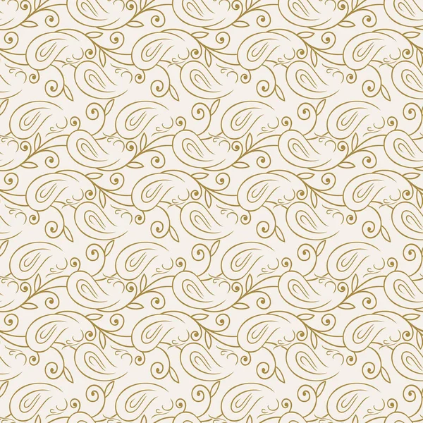 Naadloze paisley patroon — Stockvector