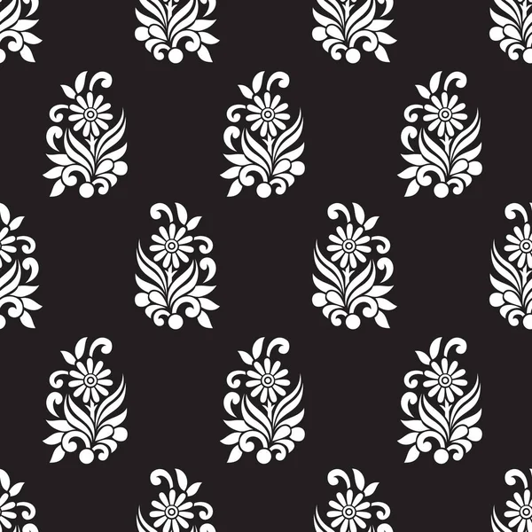 Seamless floral pattern for textile design — Stock Vector