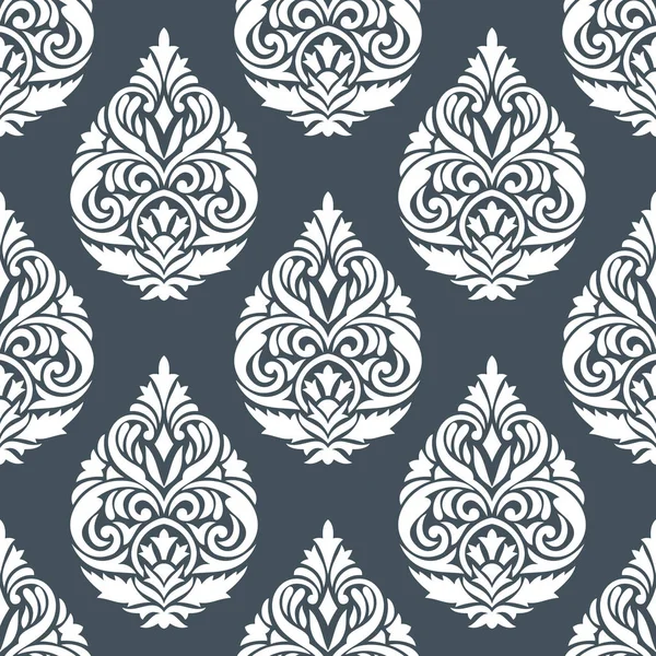 Damask seamless wallpaper — Stock Vector