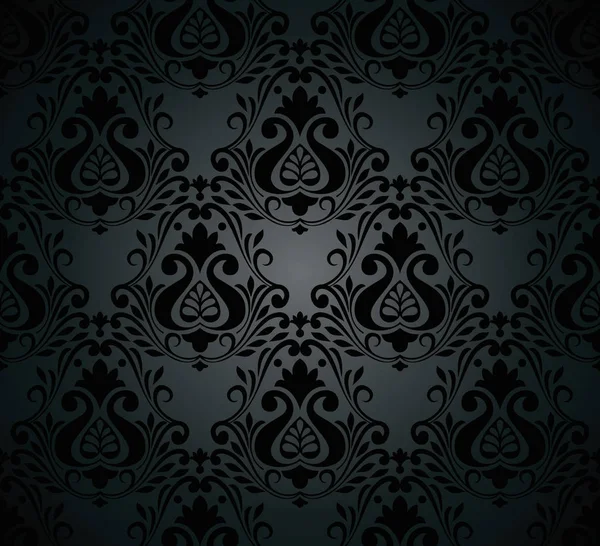 Seamless damask ornate Wallpaper for design — Stock Vector