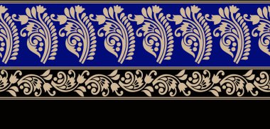 Dikişsiz çiçek sınır