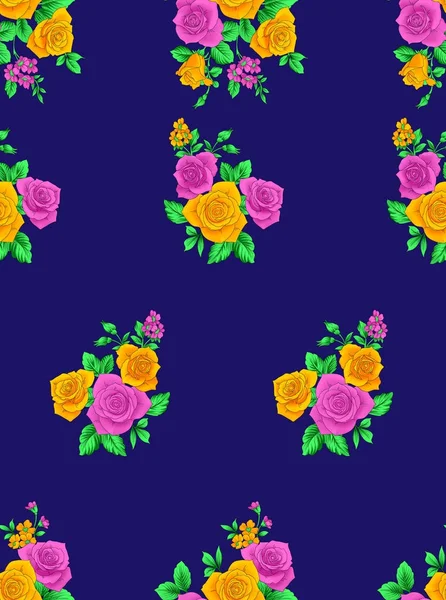 Kusursuz çiçek deseni