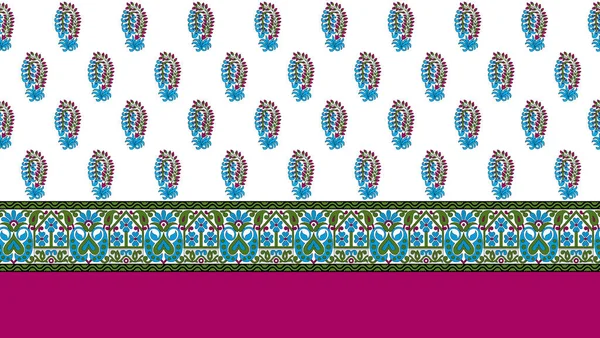 Seamless traditional border