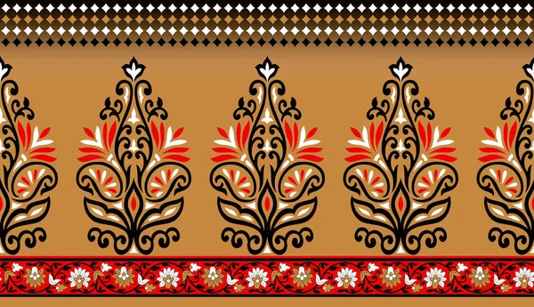 Seamless traditional border