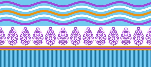 Seamless traditional border