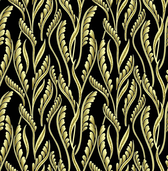 Seamless leaves pattern — Stock Photo, Image