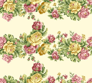 Kusursuz çiçek deseni