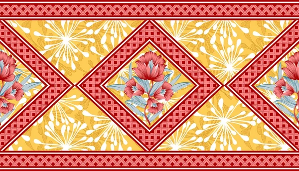 Textile floral background — Stock Photo, Image