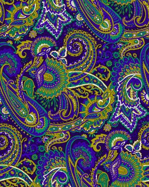 Paisley pürüzsüz desen