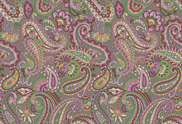 Padrão paisley tradicional sem costura — Fotografia de Stock