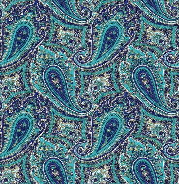 Dikişsiz geleneksel Hint desenli desen