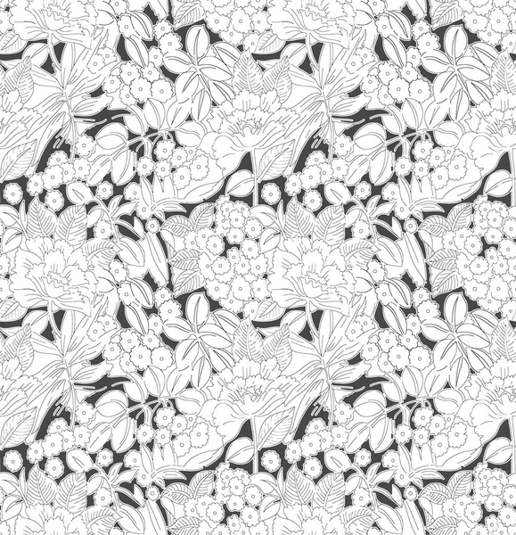 Seamless floral pattern design