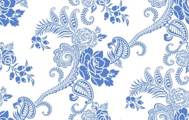 çiçek Dikişsiz desen tasarım