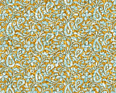 Dikişsiz tribal desenli desen