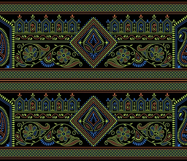 Sorunsuz geleneksel Hint Koyu kenarlık