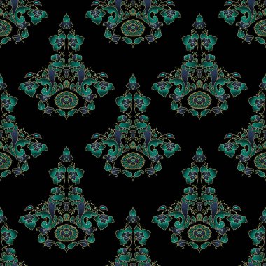 Seamless karanlık geleneksel Hint modeli