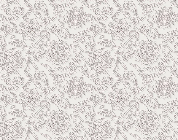 Seamless Emboss Floral Pattern — Stock Photo, Image